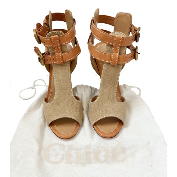 Chloé Wedge Heels Size 37.5 EU - Picture 4 of 15
